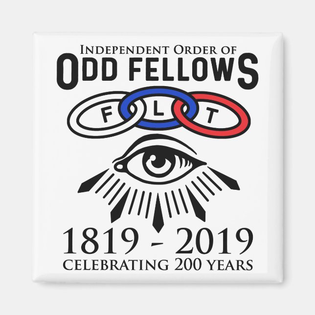 Odd Fellows 200th Anniversary Magnet (Front)