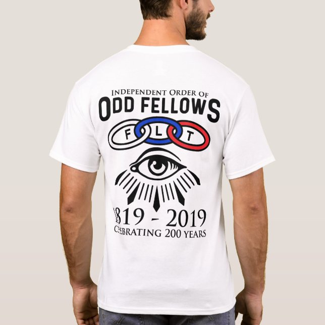 Odd Fellows Links and Eye 200th Anniversary T-Shirt (Back)