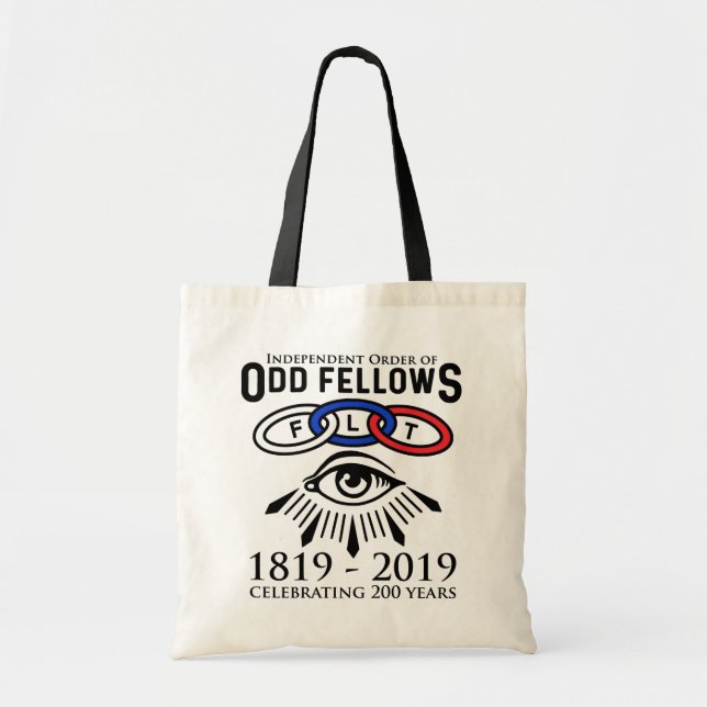 Odd Fellows Links and Eye 200th Anniversary Tote Bag (Front)