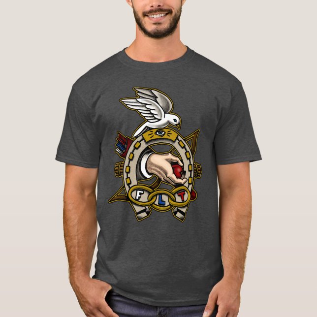 Odd Fellows Symbolic Horseshoe T-Shirt (Front)