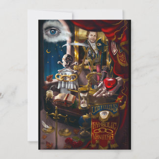 Odd Fellows Symbolic Vanitas Thank You Card
