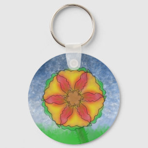 Odd Flower Key Ring