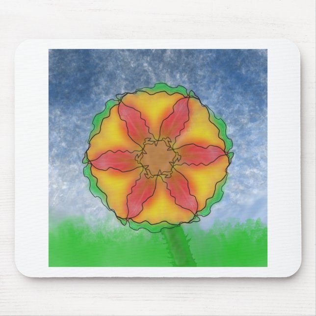 Odd Flower Mouse Pad (Front)