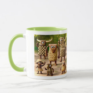Odd Friends – Forest Chequered & Dots Clan Poster Mug