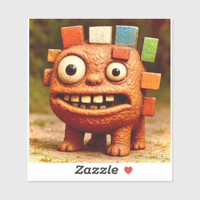 Odd Friends – Rainbow Block Monster PosterPoster (Sheet)