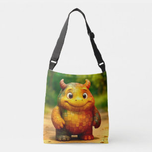Odd Friends – Rainbow Tile Monster Poster Crossbody Bag