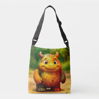 Odd Friends – Rainbow Tile Monster Poster Crossbody Bag