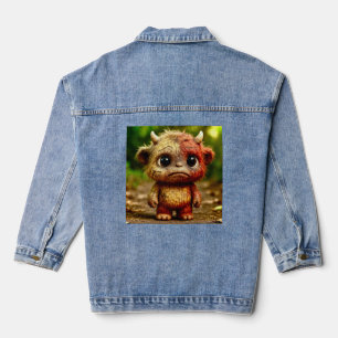 Odd Friends – Sad Baby Demon Poster Denim Jacket