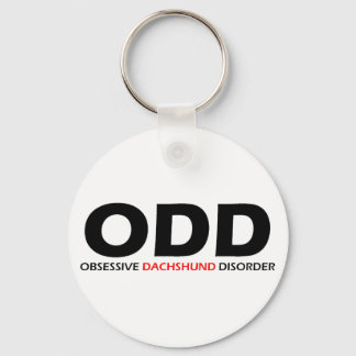 ODD - Obsessive Dachshund Disorder Key Ring