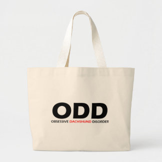 ODD - Obsessive Dachshund Disorder Large Tote Bag