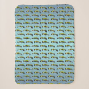 Odd One Out Sherpa Blanket (Sky Blue Mix)
