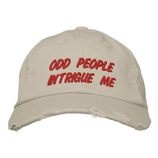 ODD PEOPLE EMBROIDERED HAT