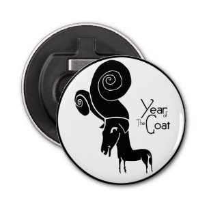 Odd Ram Goat Chinese Year Zodiac Bottle Opener