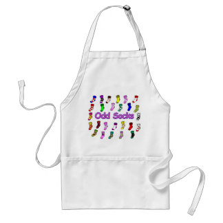 Odd Socks Apron - White