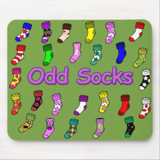 Odd Socks Mousepad Green