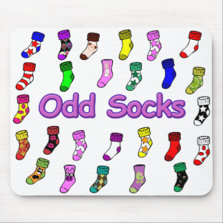 Odd Socks Mousepad White