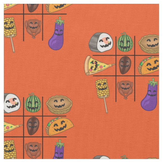 Oddball Jack o'lantern Medley Thunder_Cove  Fabric (Close Up)