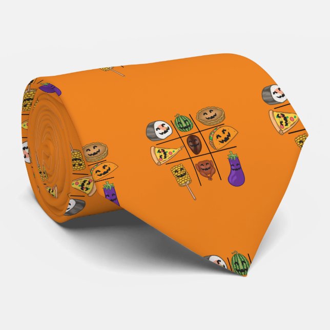 Oddball Jack o'lantern Medley Thunder_Cove Tie (Rolled)