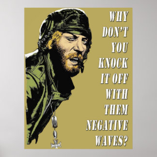 Oddball Says colourtransp Poster