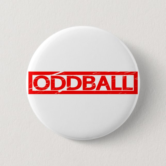 Oddball Stamp 6 Cm Round Badge (Front)