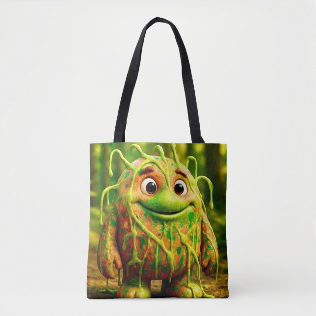 OddFriends Gooey Monster Tote Bag (Front)