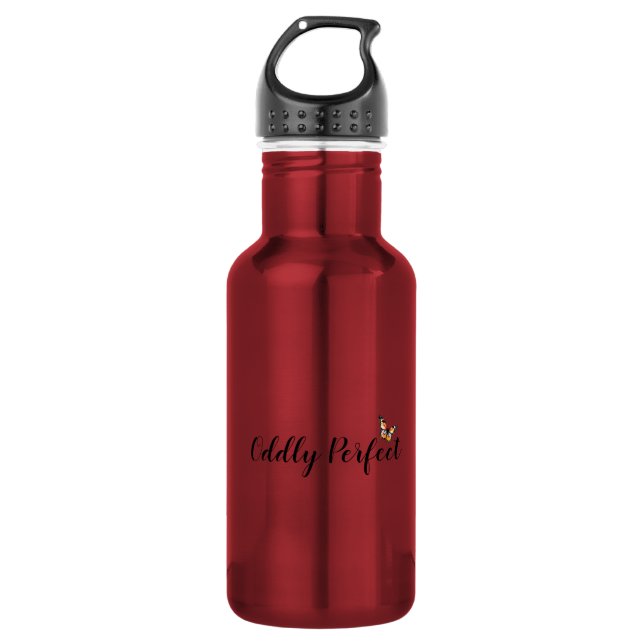 Oddly Perfect Butterfly Water Bottle (Front)