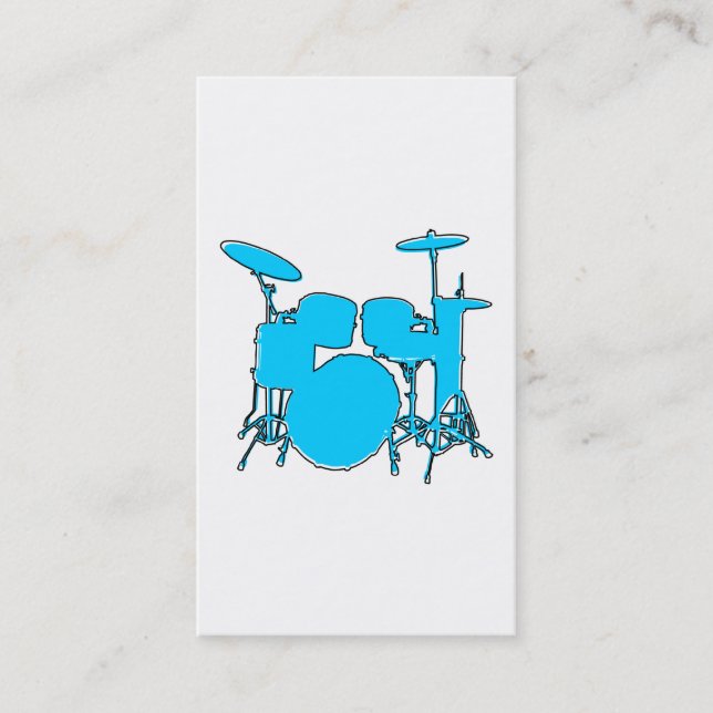 oddRex drums Business Card (Front)