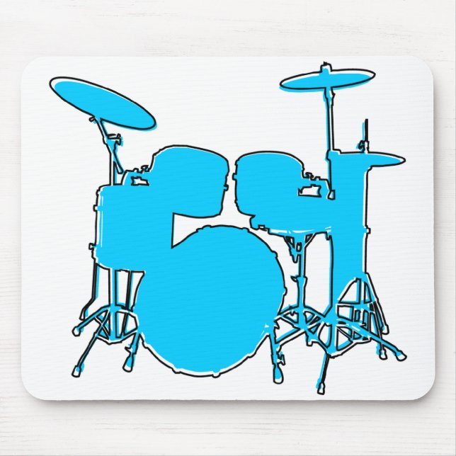 oddRex drums Mouse Pad (Front)