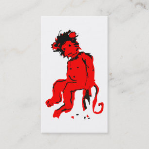 oddRex emo monkey ink Business Card