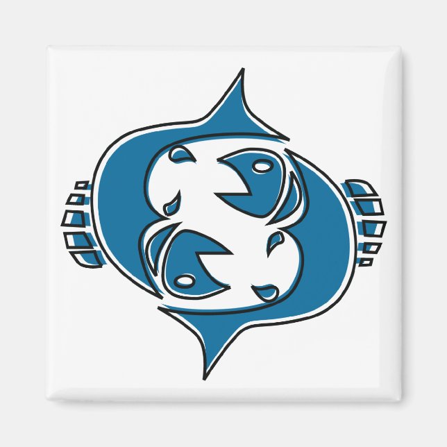 oddRex pisces Magnet (Front)