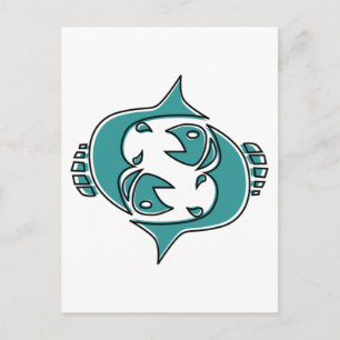 oddRex pisces Postcard