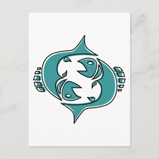 oddRex pisces Postcard (Front)