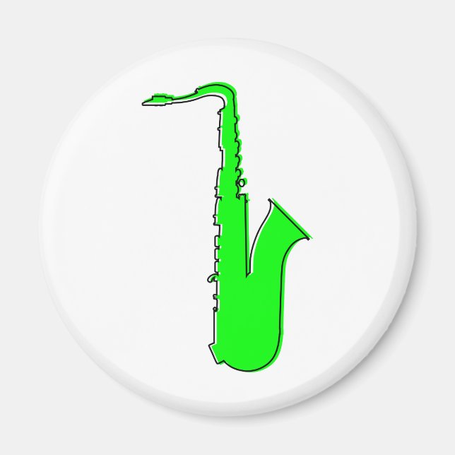 oddRex saxophone Magnet (Front)