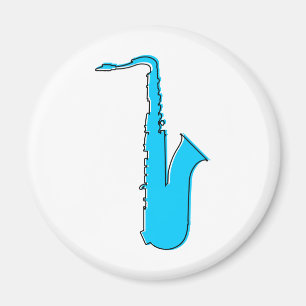 oddRex saxophone Magnet