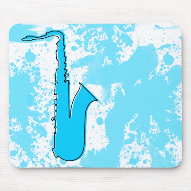 oddRex saxophone Mouse Pad (Front)