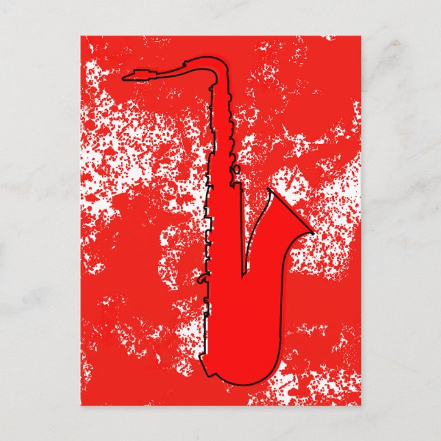 oddRex saxophone Postcard (Front)