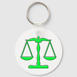 oddRex scales of justice Key Ring