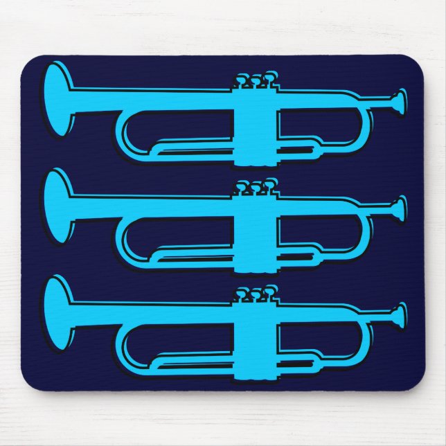 oddRex trumpets Mouse Pad (Front)