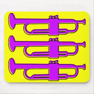 oddRex trumpets Mouse Pad
