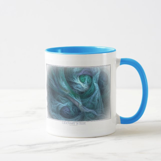 Oddyssy In Blue Mug (Right)