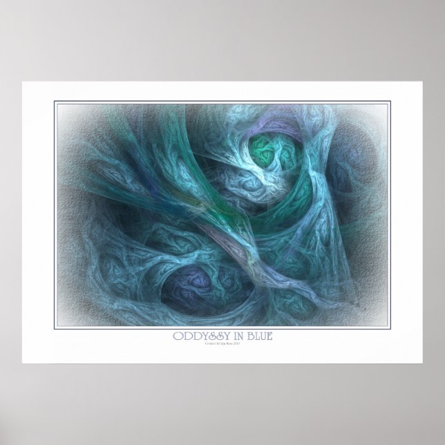 Oddyssy In Blue Print (Front)