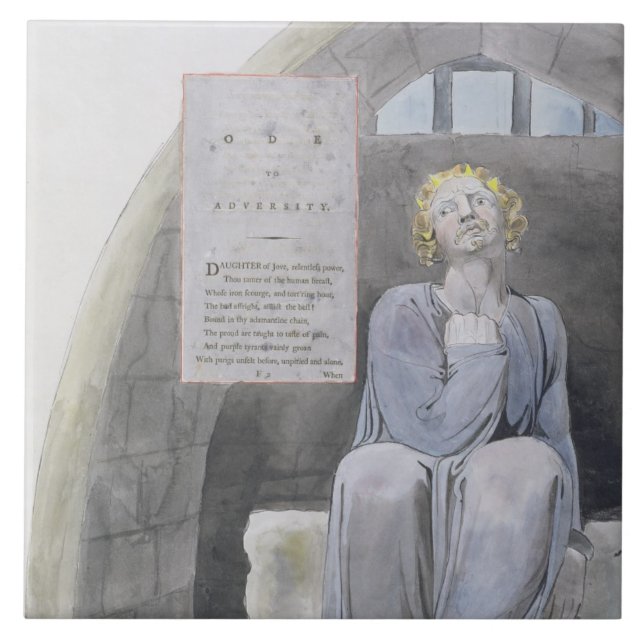 Ode to Adversity, design 37 from 'The Poems of Tho Tile (Front)