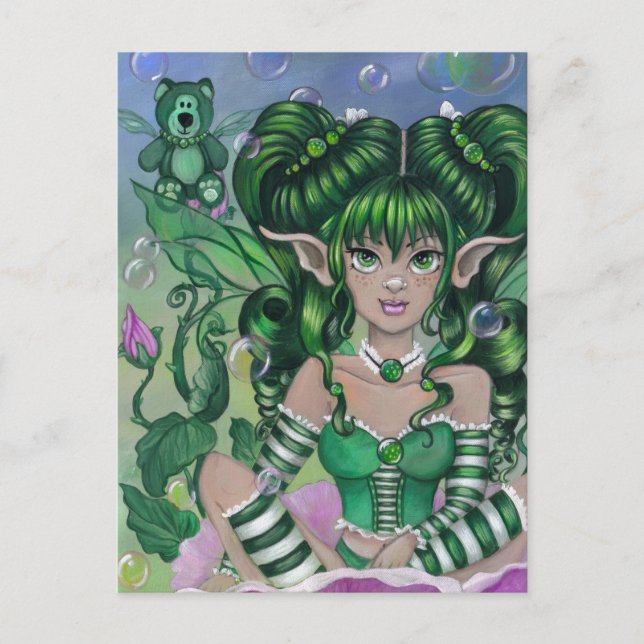 "Ode to Green Bear" postcard (Front)