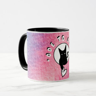 Ode to Love Cat Mug by Adiela Akoo