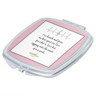 Ode to Love Compact Mirror by Poet Adiela Akoo