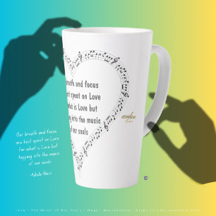 Ode to Love Latte Mug by Poet Adiela Akoo
