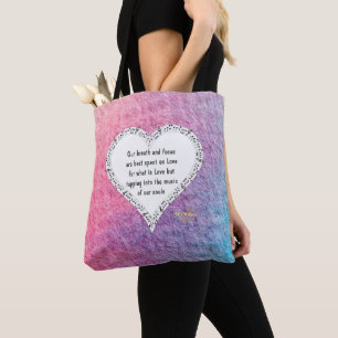 Ode to Love Tote by Poet Adiela Akoo Bag