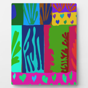 Ode to Matisse Collage Plaque