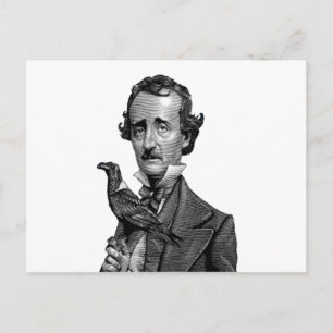 ODE TO POE POSTCARD