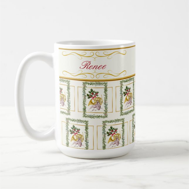 Ode to The Nutcracker Ballet Garland Coffee Mug (Left)
